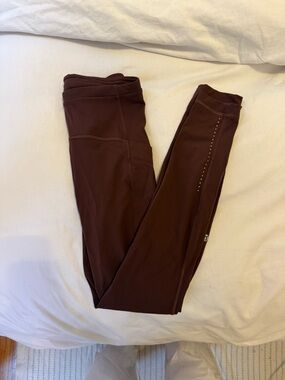 Women's lululemon athletica brown Leggings with pockets